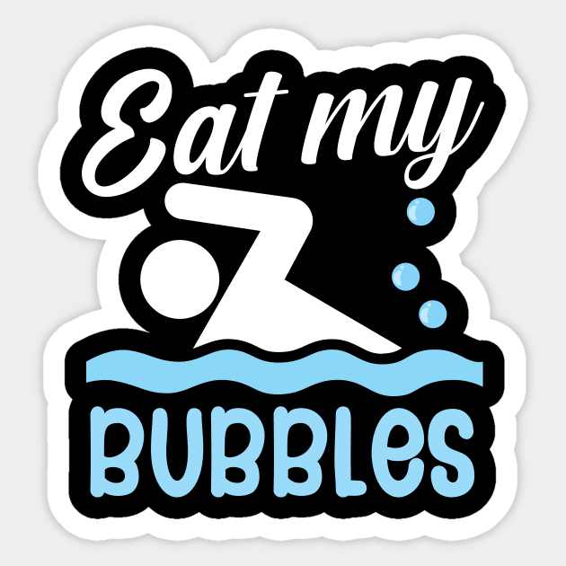 Eat my bubbles Sticker by maxcode